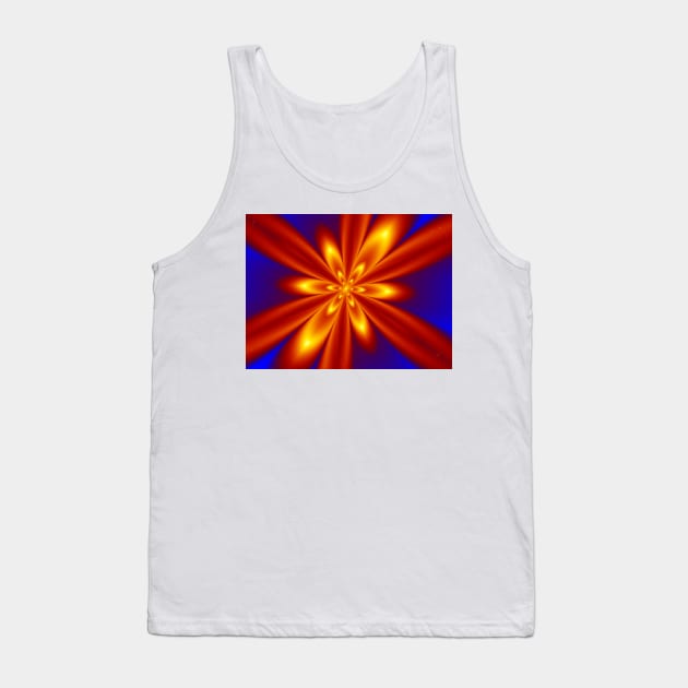 Starburst Pattern Tank Top by pinkal